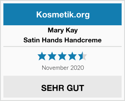 Mary Kay Satin Hands Handcreme Test