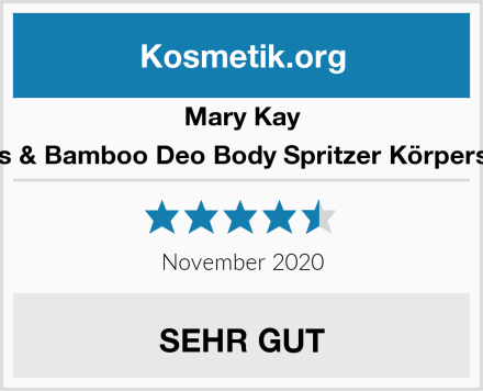 Mary Kay Lotus & Bamboo Deo Body Spritzer Körperspray Test