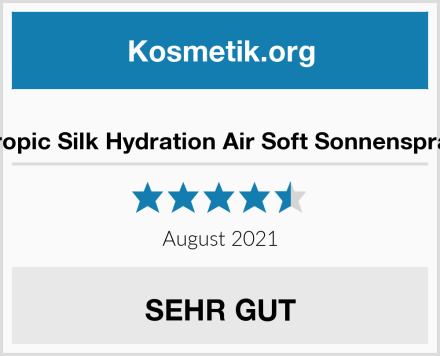  Tropic Silk Hydration Air Soft Sonnenspray Test