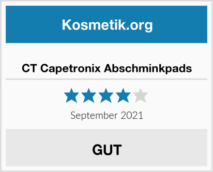  CT Capetronix Abschminkpads Test