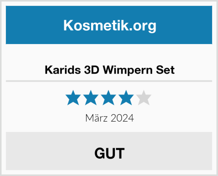  Karids 3D Wimpern Set Test