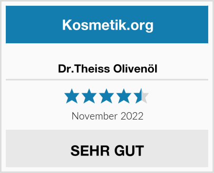  Dr.Theiss Olivenöl Test