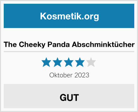  The Cheeky Panda Abschminktücher Test