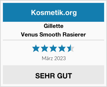 Gillette Venus Smooth Rasierer Test