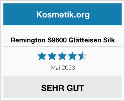  Remington S9600 Glätteisen Silk Test