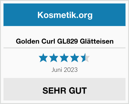  Golden Curl GL829 Glätteisen Test