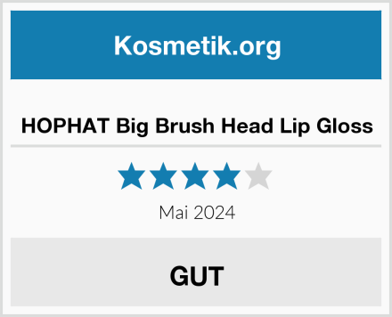  HOPHAT Big Brush Head Lip Gloss Test