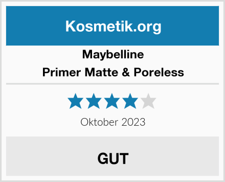 Maybelline Primer Matte & Poreless Test