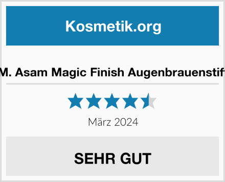  M. Asam Magic Finish Augenbrauenstift Test