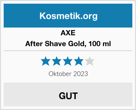 Axe After Shave Gold, 100 ml Test