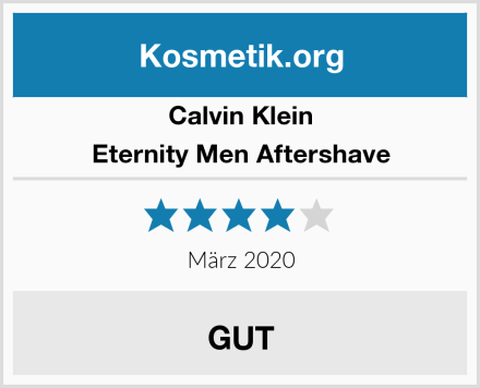 Calvin Klein Eternity Men Aftershave Test