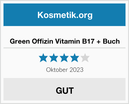  Green Offizin Vitamin B17 + Buch Test