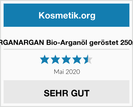  ARGANARGAN Bio-Arganöl geröstet 250ml Test