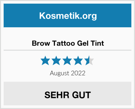 Brow Tattoo Gel Tint Test