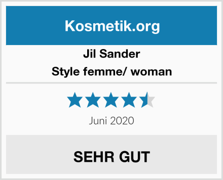 Jil Sander Style femme/ woman Test