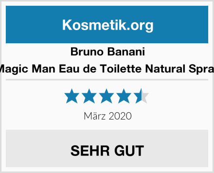 Bruno Banani Magic Man Eau de Toilette Natural Spray Test