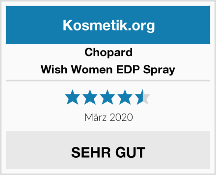 Chopard Wish Women EDP Spray Test