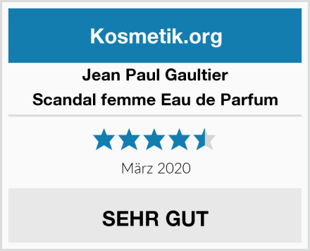 Jean Paul Gaultier Scandal femme Eau de Parfum Test