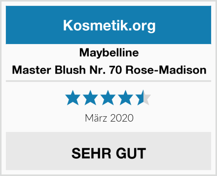 Maybelline Master Blush Nr. 70 Rose-Madison Test