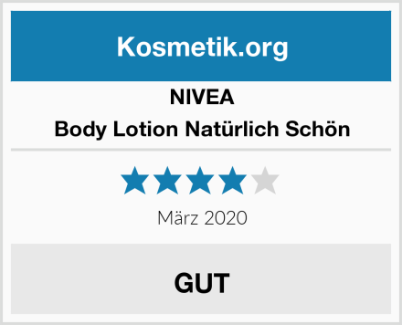 NIVEA Body Lotion Natürlich Schön Test