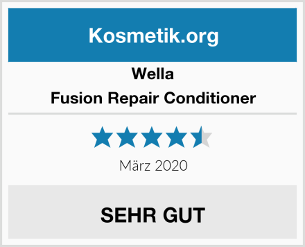 Wella Fusion Repair Conditioner Test