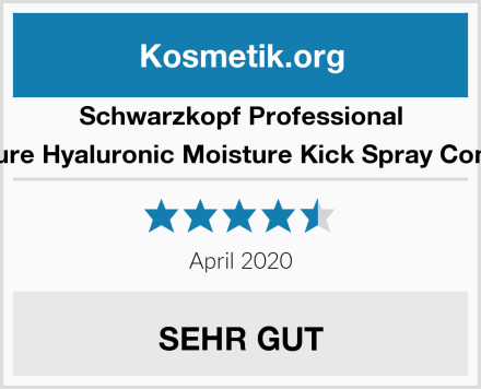 Schwarzkopf Professional Bonacure Hyaluronic Moisture Kick Spray Cond. XXL Test