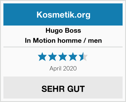 Hugo Boss In Motion homme / men Test