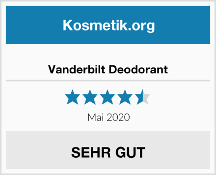  Vanderbilt Deodorant Test