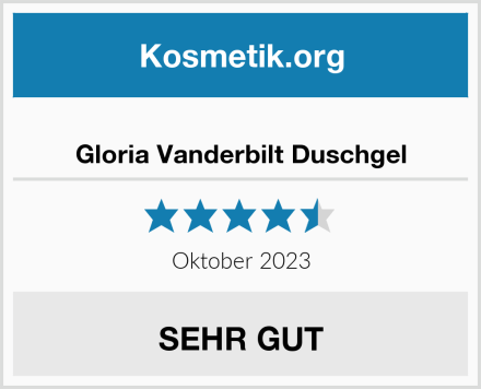  Gloria Vanderbilt Duschgel Test