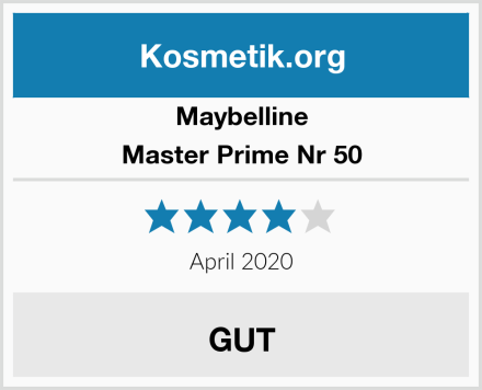 Maybelline Master Prime Nr 50 Test