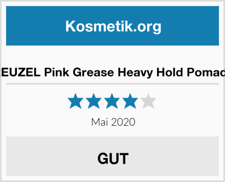  REUZEL Pink Grease Heavy Hold Pomade Test