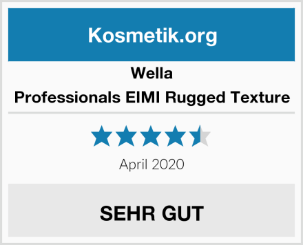 Wella Professionals EIMI Rugged Texture Test