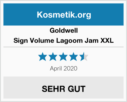 Goldwell Sign Volume Lagoom Jam XXL Test
