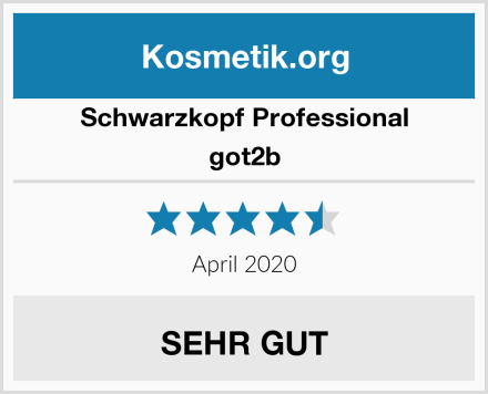 Schwarzkopf Professional got2b Test