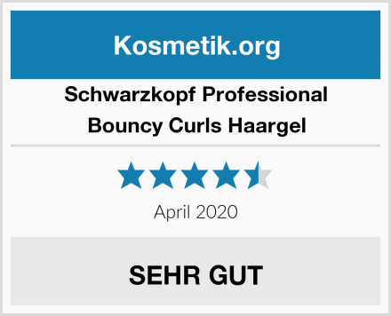 Schwarzkopf Professional Bouncy Curls Haargel Test