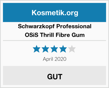 Schwarzkopf Professional OSiS Thrill Fibre Gum Test
