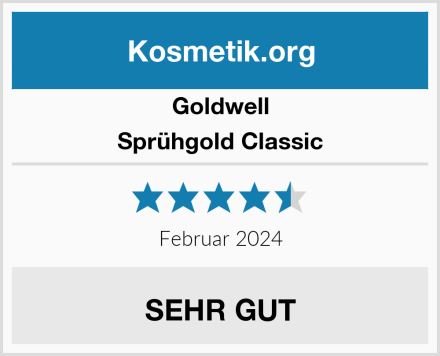 Goldwell Sprühgold Classic Test