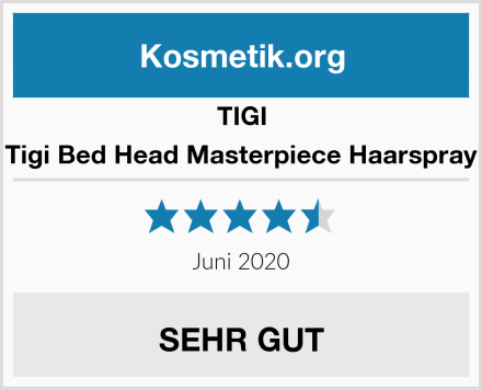 TIGI Tigi Bed Head Masterpiece Haarspray Test