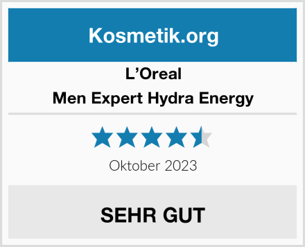L’Oreal Men Expert Hydra Energy Test