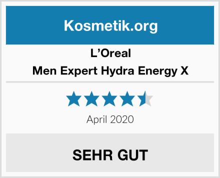L’Oreal Men Expert Hydra Energy X Test