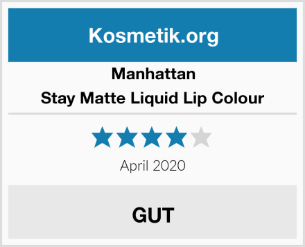 Manhattan Stay Matte Liquid Lip Colour Test
