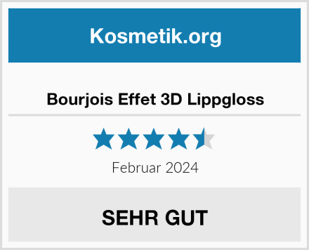  Bourjois Effet 3D Lippgloss Test