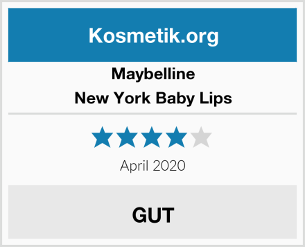 Maybelline New York Baby Lips Test