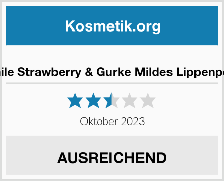  Angmile Strawberry & Gurke Mildes Lippenpeeling Test