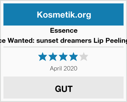 Essence Essence Wanted: sunset dreamers Lip Peeling Nr. 01 Test