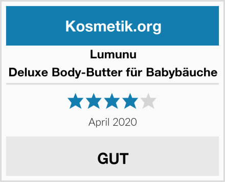 Lumunu Deluxe Body-Butter für Babybäuche Test