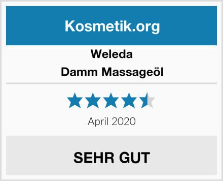 Weleda Damm Massageöl Test