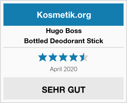 Hugo Boss Bottled Deodorant Stick Test