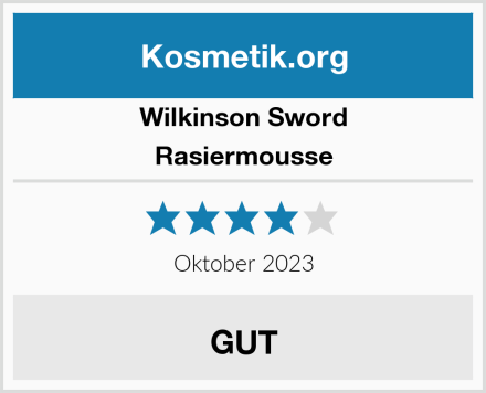 Wilkinson Sword Rasiermousse Test