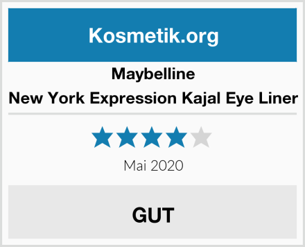 Maybelline New York Expression Kajal Eye Liner Test